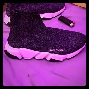 Balenciaga glotter sock shoes